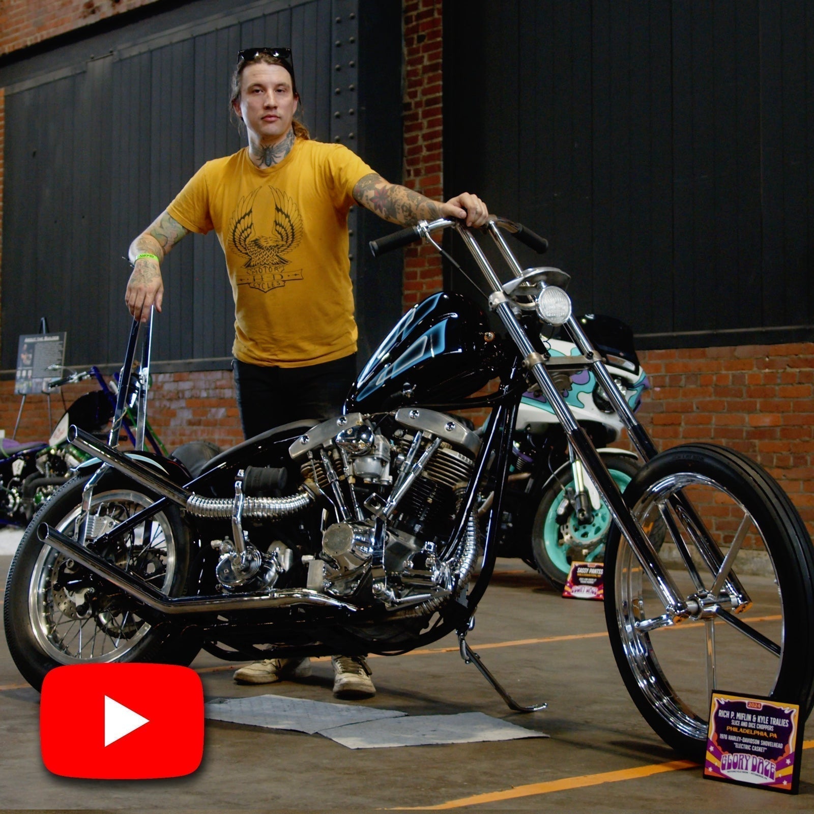 Pg Chopper Kyle Tralies | 1975 Shovelhead Chopper – Glory Daze