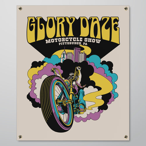 Good Vibrations Fabric Banner