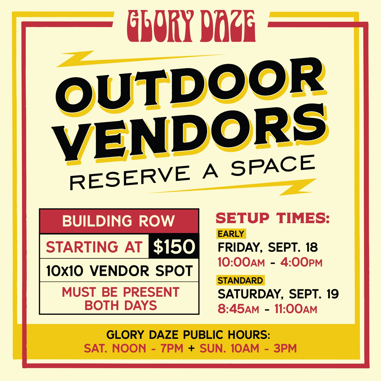 Outdoor Vendor - Building Row